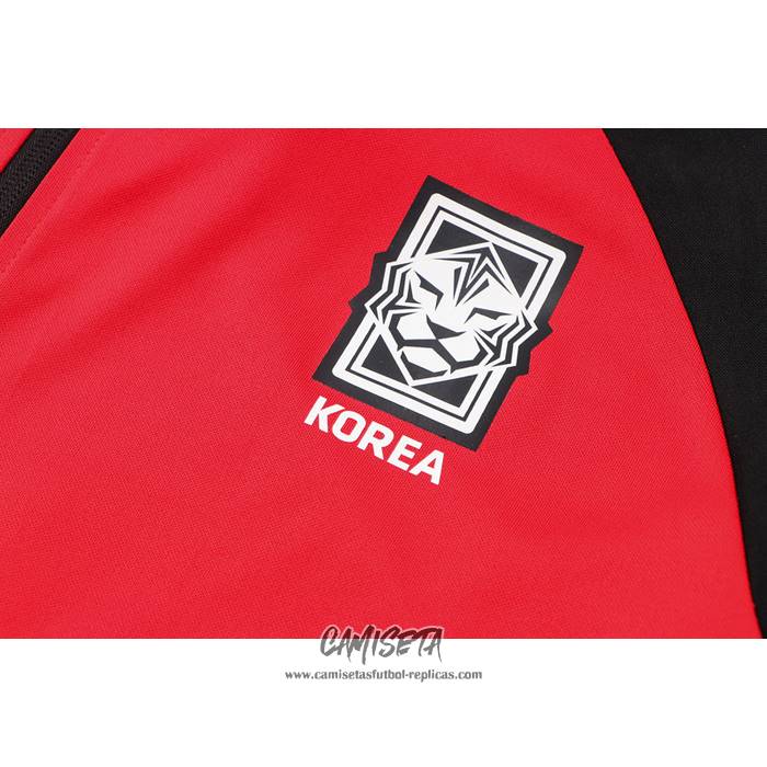Chaqueta del Corea del Sur 2022-2023 Negro y Rojo